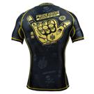 PRIDE OR DIE hang loose RASHGUARD - BLACk